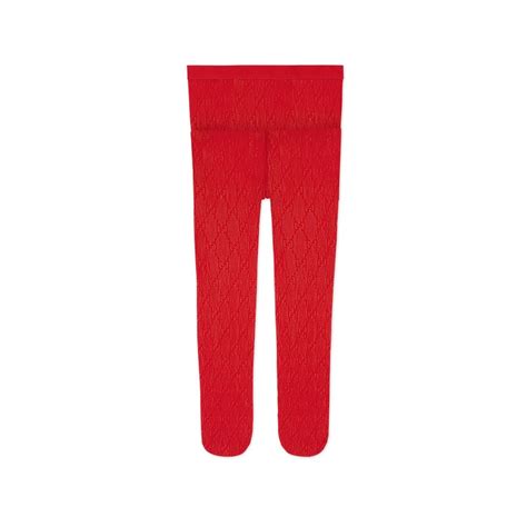 red gucci interlocking g tights|Gucci trousers and tights.